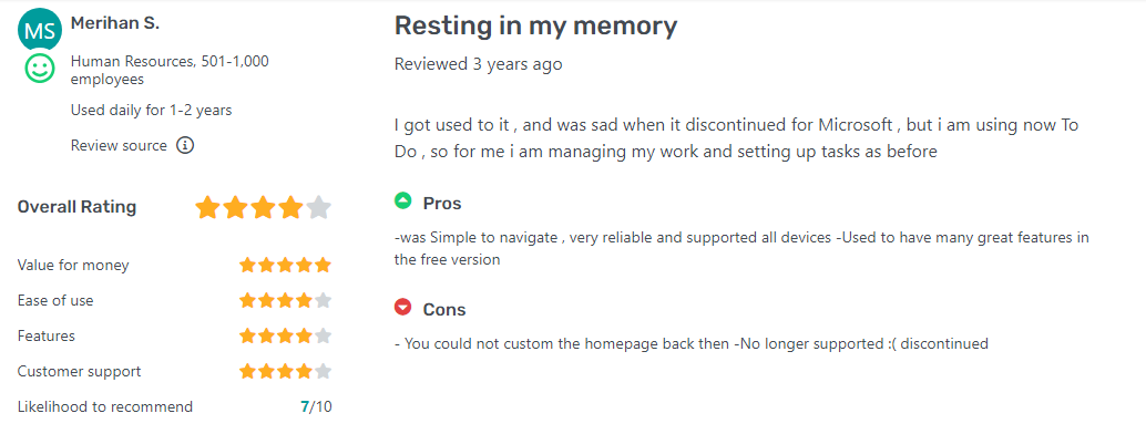 microsoft todo rating